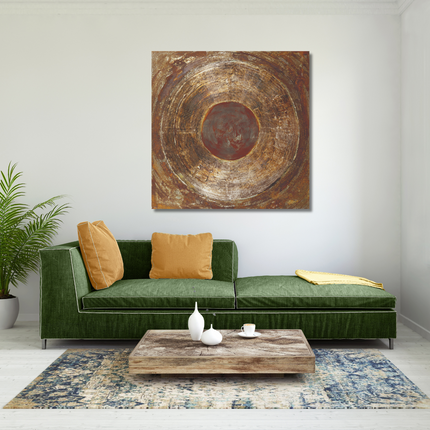 Aluart schilderij 'Rustic Resonance'