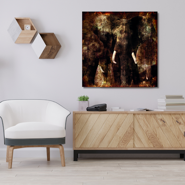 Aluart Schilderij 'Olifanten'