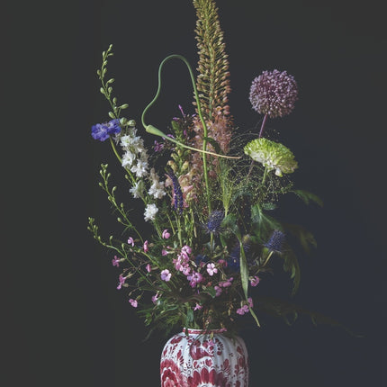 Aluart schilderij 'Kleurrijk boeket'