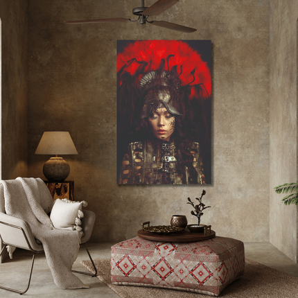 Aluart  schilderij 'Fashion Portrait Asian Model'
