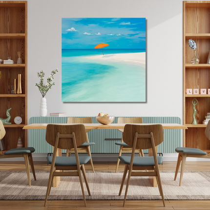 Aluart schilderij 'The beach'