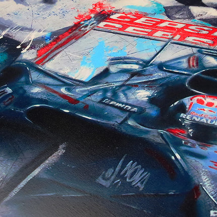 Kunstwerk Hans Jochem Bakker 'Max verstappen'