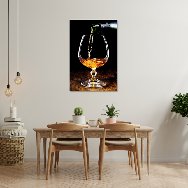 Aluart schilderij 'Glas Cognac'