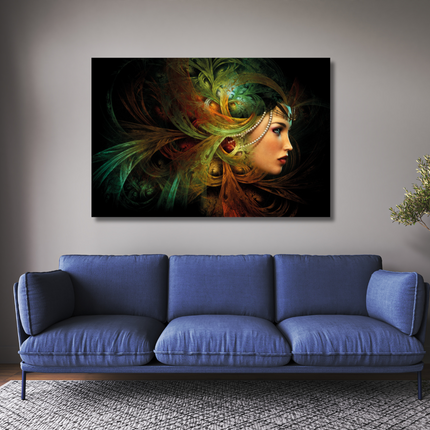 Aluart schilderij 'Mystery Queen'