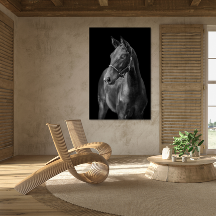 Aluart schilderij 'Black Beauty'