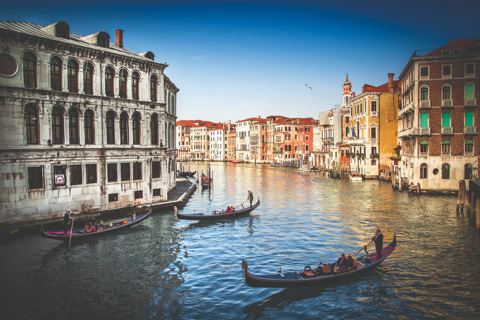 Schilderij 'Old fashioned Venice'