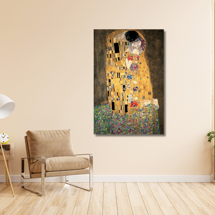 Aluart schilderij 'Gustav Klimt - De Kus'