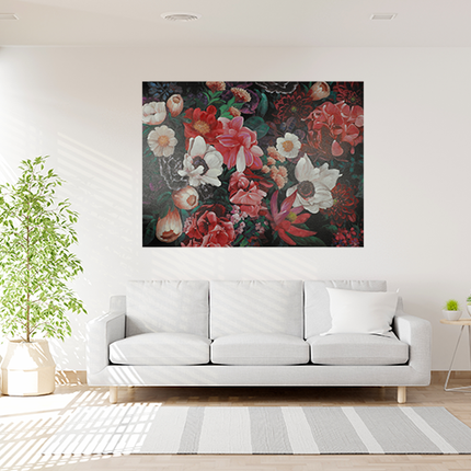 Canvas schilderij 'Flower arrangement'