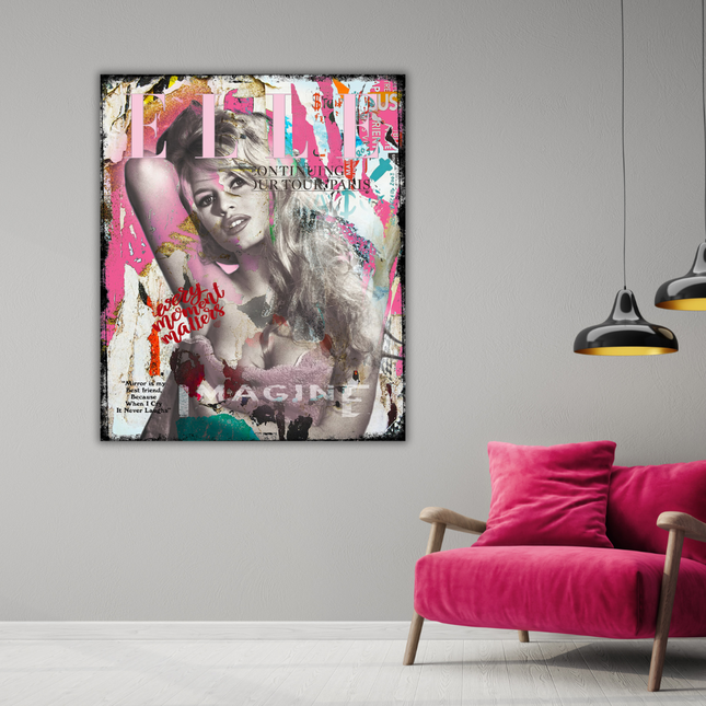 Schilderij 'Elle Bardot'