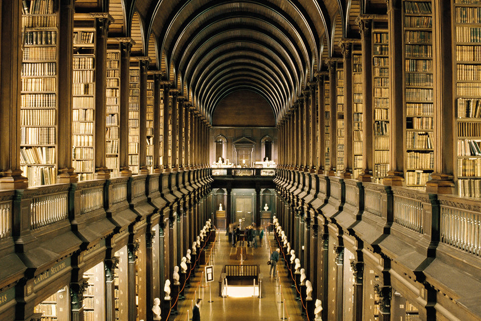 Schilderij 'Trinity College Library'