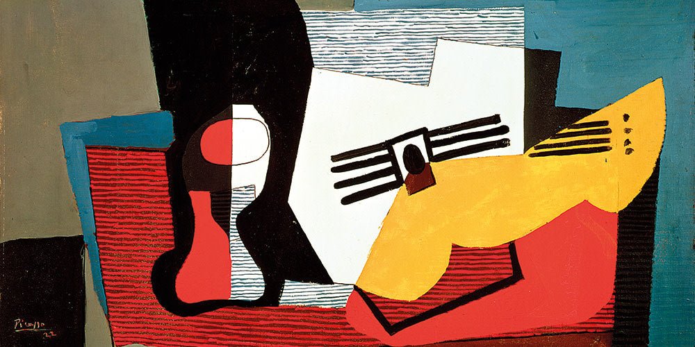 Schilderij van Pablo Picasso 'Still Life with Guitare'