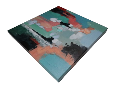 Canvas schilderij 'Veelkleurig abstract'