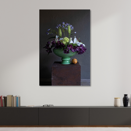 Aluart schilderij 'Stilleven bloemen'