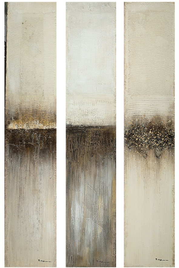 Canvas 'Drieluik kleurenovergang'