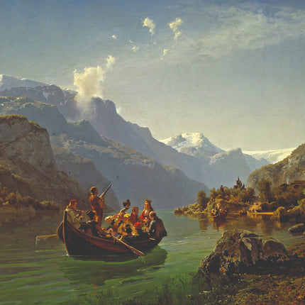 Aluart schilderij 'Bruiloft in Hardanger'