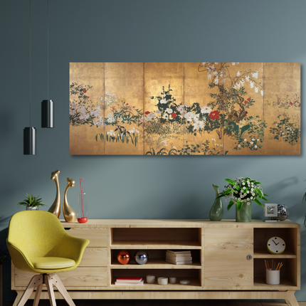 Aluart schilderij 'Spring summer Flowers'