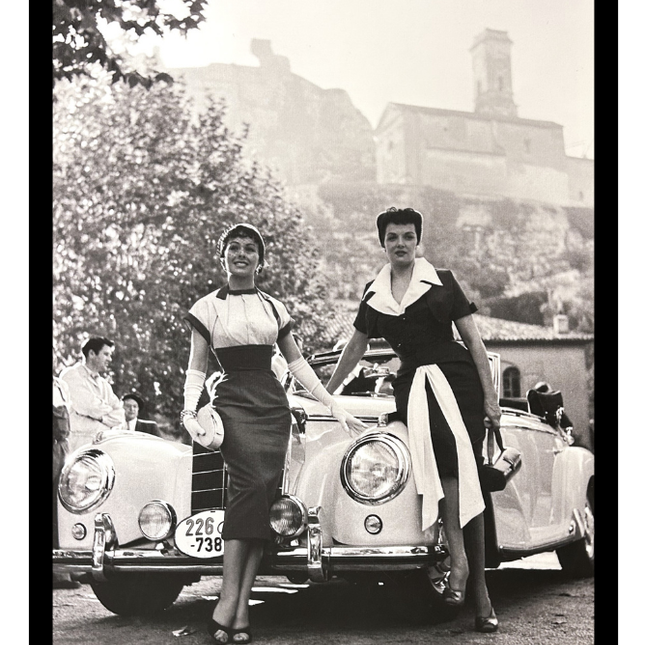 Ingelijste poster 'Vintage ladies'