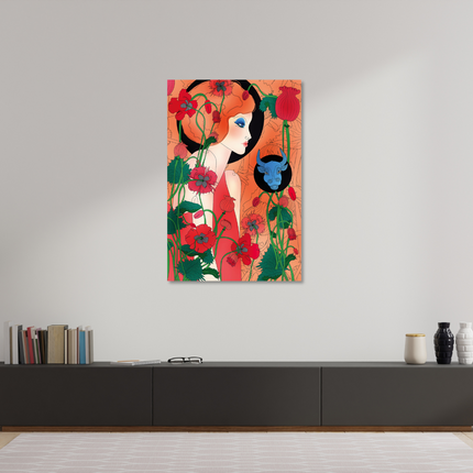 Aluart Schilderij van Ella Tjader 'Zodiac Sign Taurus'
