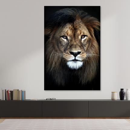 Aluart schilderij 'Berberleeuw'