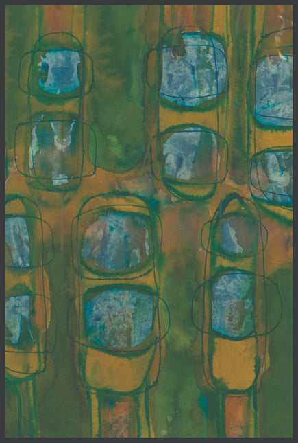 Luxe Wandkleed 'Abstract kunstwerk'