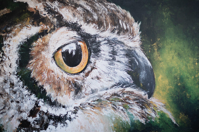 Aluart schilderij 'De uil'