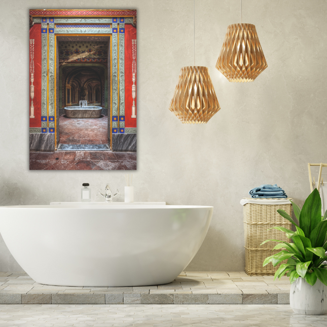 Aluart schilderij 'Marble bath'