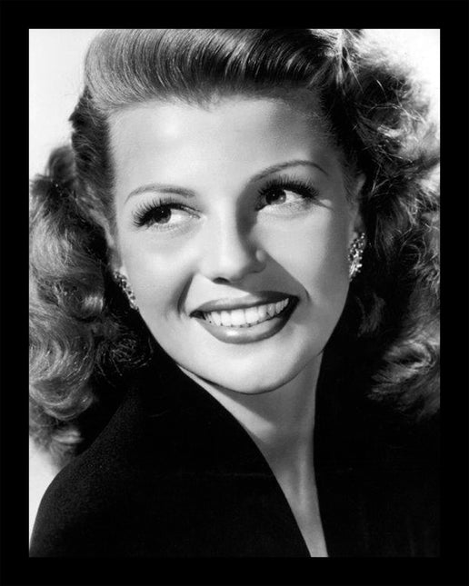 Ingelijste poster  'Rita Hayworth''