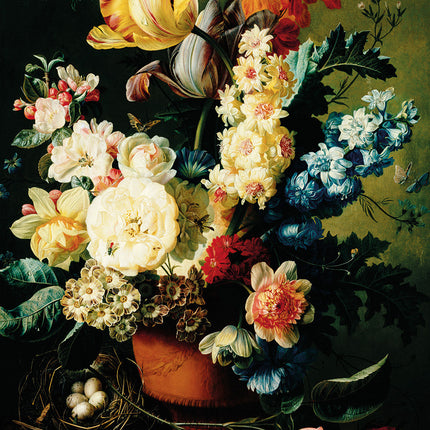Aluart schilderij 'Bloemen in vaas'