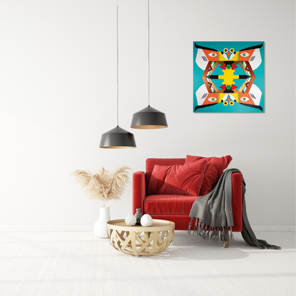 Aluart schilderij 'Opposite Symmetry'
