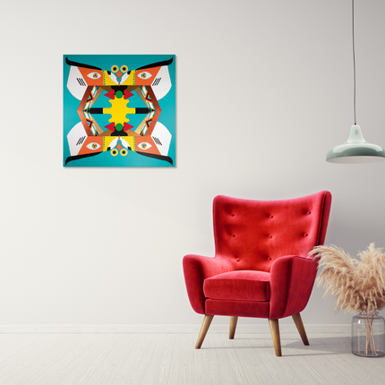Aluart schilderij 'Opposite Symmetry'