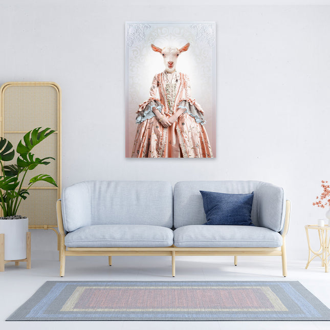 Aluart schilderij 'Royal Lady Goat'