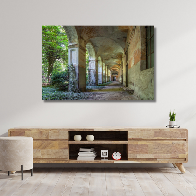 Aluart schilderij van Frans Nijland 'Mannicomio di R'