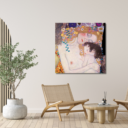 Aluart schilderij 'Gustav Klimt - Moeder en Kind'