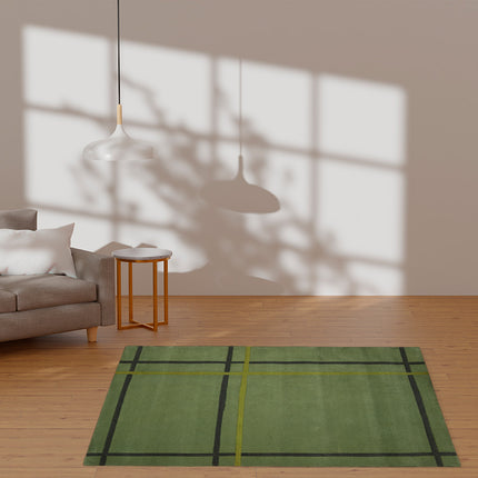 Vloerkleed 'Groene tinten'