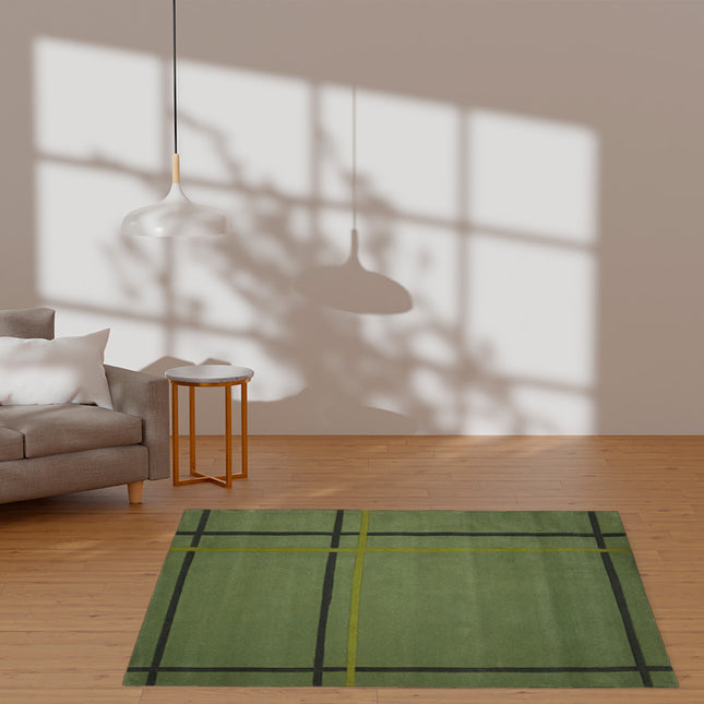 Vloerkleed 'Groene tinten'