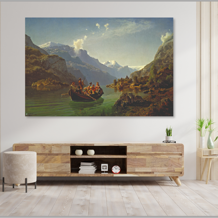 Aluart schilderij 'Bruiloft in Hardanger'