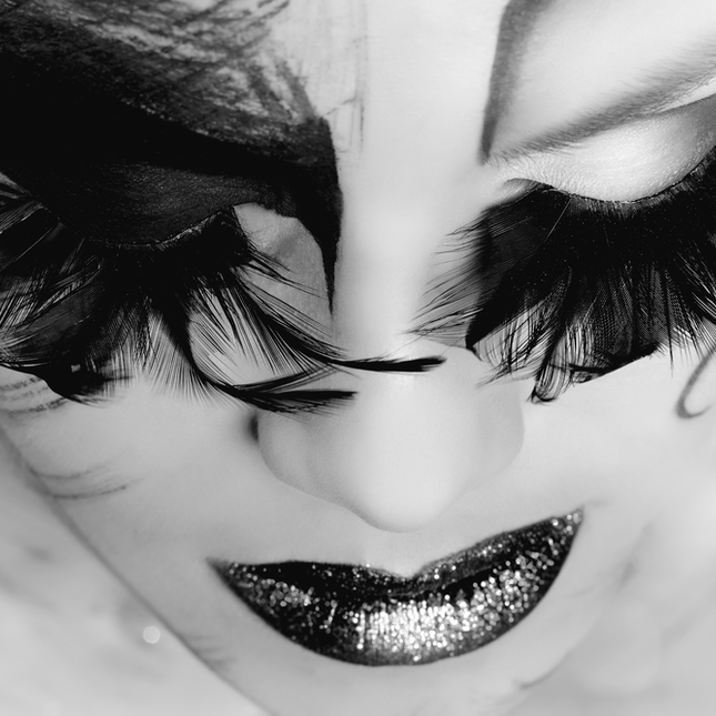 Aluart Schilderij 'Make Up Feather Lashes'