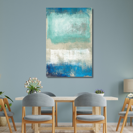 Aluart schilderij 'Abstract Blue'