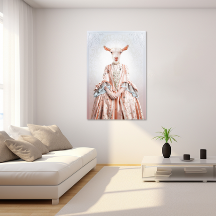 Aluart schilderij 'Royal Lady Goat'