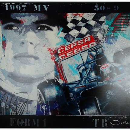Canvas schilderij 'Max Verstappen'