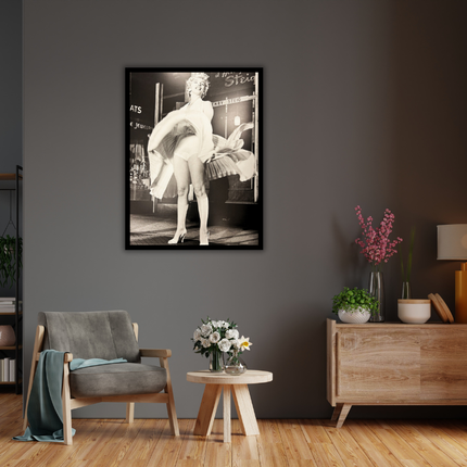 Ingelijste poster 'Marilyn Monroe 1960'