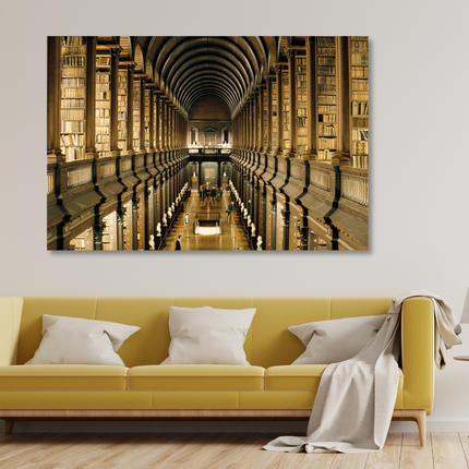 Aluart schilderij 'Trinity College Library'