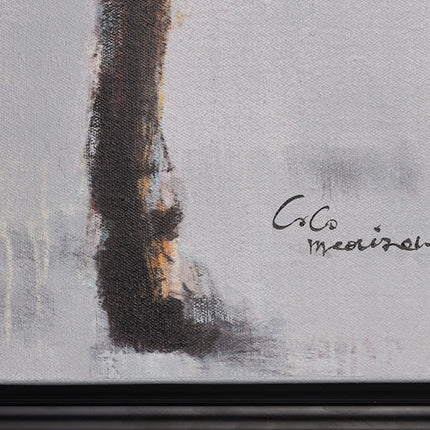 Canvas schilderij 'De kunstige paarden'