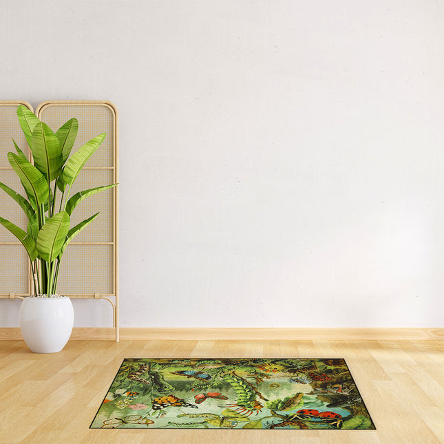 Mondiart vloerkleed 'Insecten tuin'