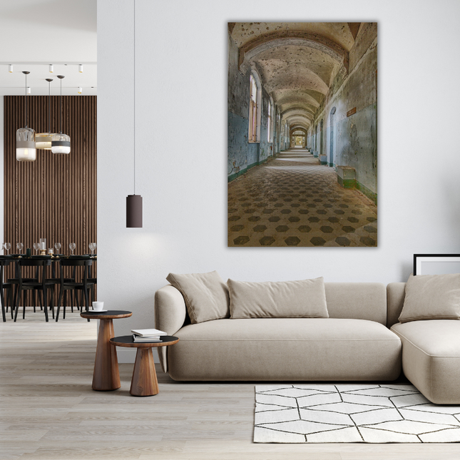Aluart schilderij 'De verlaten  Beelitz'
