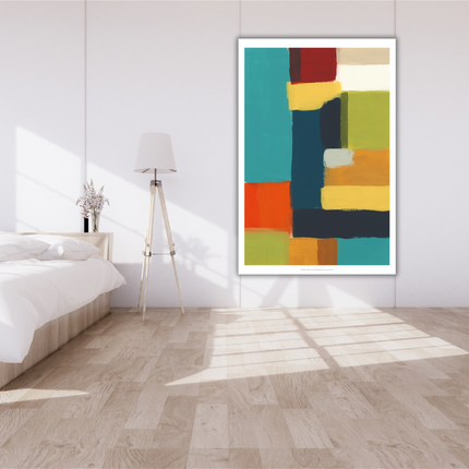 Aluart schilderij 'Block Abstract'