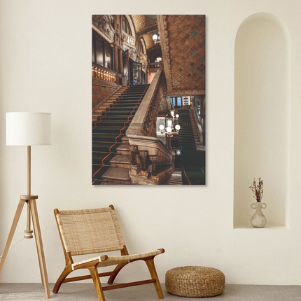 Aluart schilderij 'Palau de la Música Catalana trappenhuis'