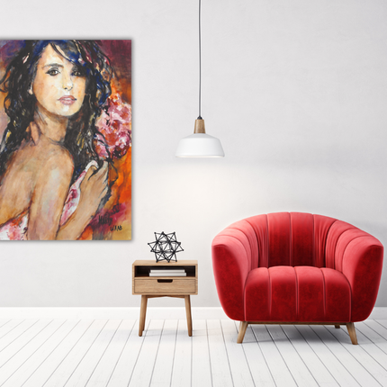 ALuart schilderij 'The summer woman'