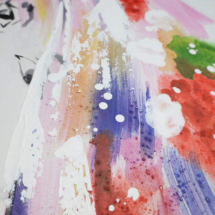 Canvas 'vrouw met hoed'