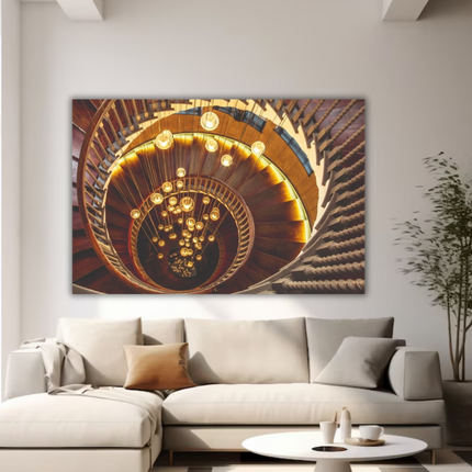 Aluart schilderij 'Wenteltrap'